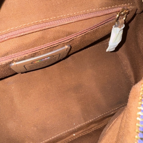 Coach Rowan Satchel In Rainbow Signature Canvas - Picture 8 of 16